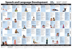  Speech and Language Development Chart – Third Edition: COLOR WALL CHART